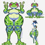 Frog Monstergirl Sketches