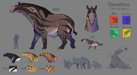 Path Of Titans Fan Concept Art - Paraceratherium