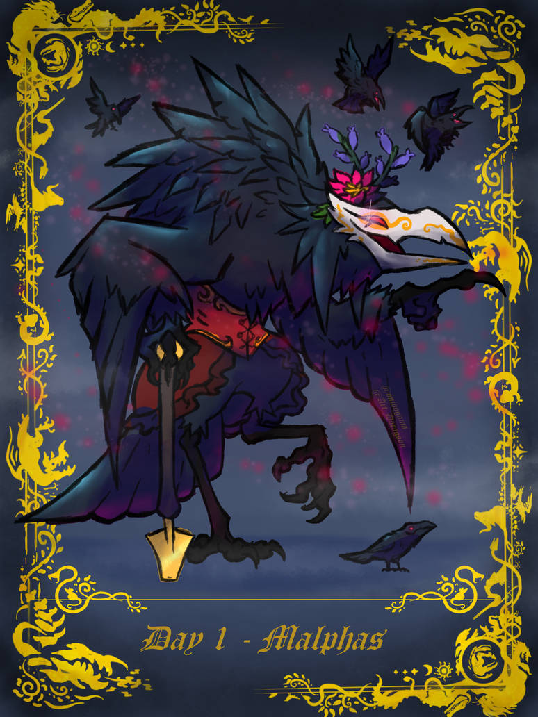 Demoncember Ars Goetia Day 1 - Malphas by BangBooDoragon on DeviantArt