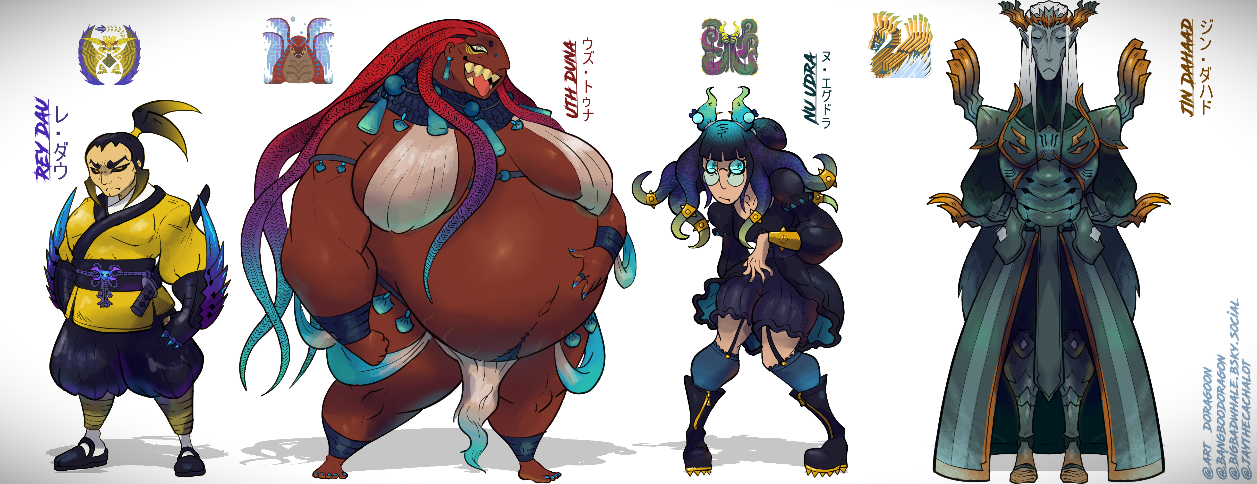 MH Wilds - Apex Monsters Human Forms