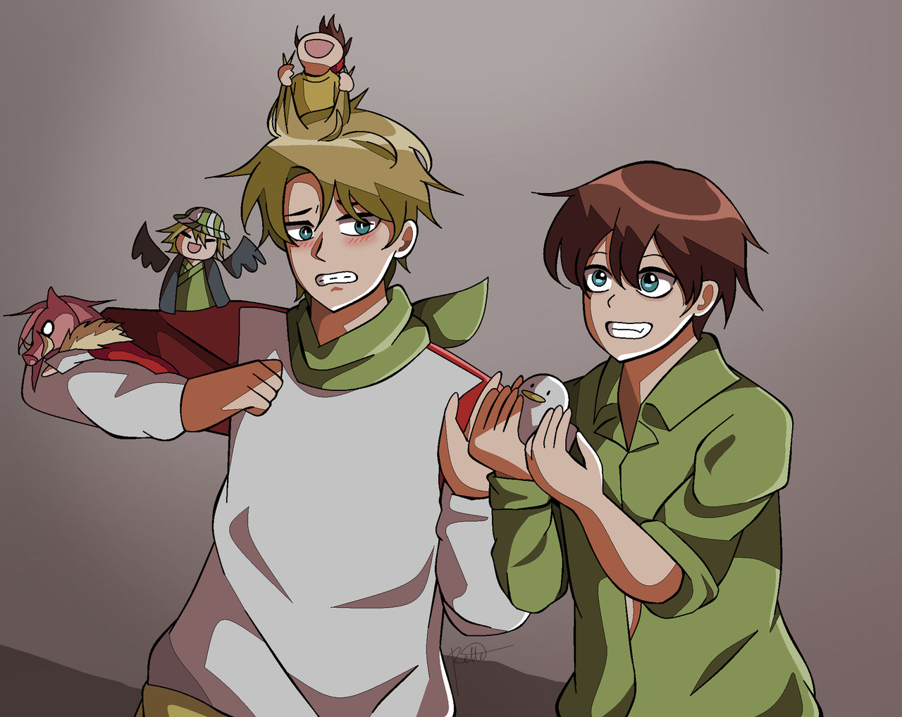 Tommy, Tubbo, and Wilbur