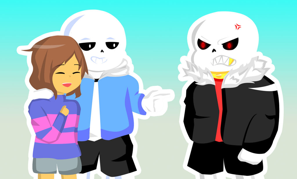 Undertale Sans Vs Underfell Sans By Fatimugh On Deviantart Undertale Sans Vs Underfell Sans By Fatimugh On Deviantart