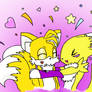 Tails and Renamon love