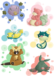 'Ugly' pokemon -collage