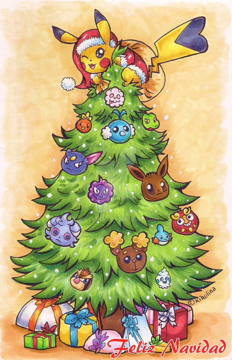 Pokemon Christmas Card v2