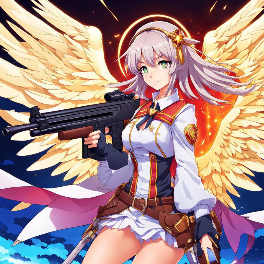 Angel with a Shotgun by Daemos666