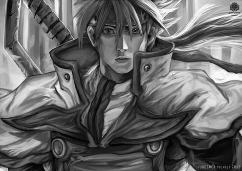 Holy Order Sol Grayscale