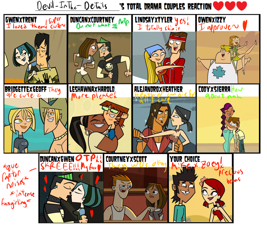 Total Drama Shipping by devils--night on DeviantArt