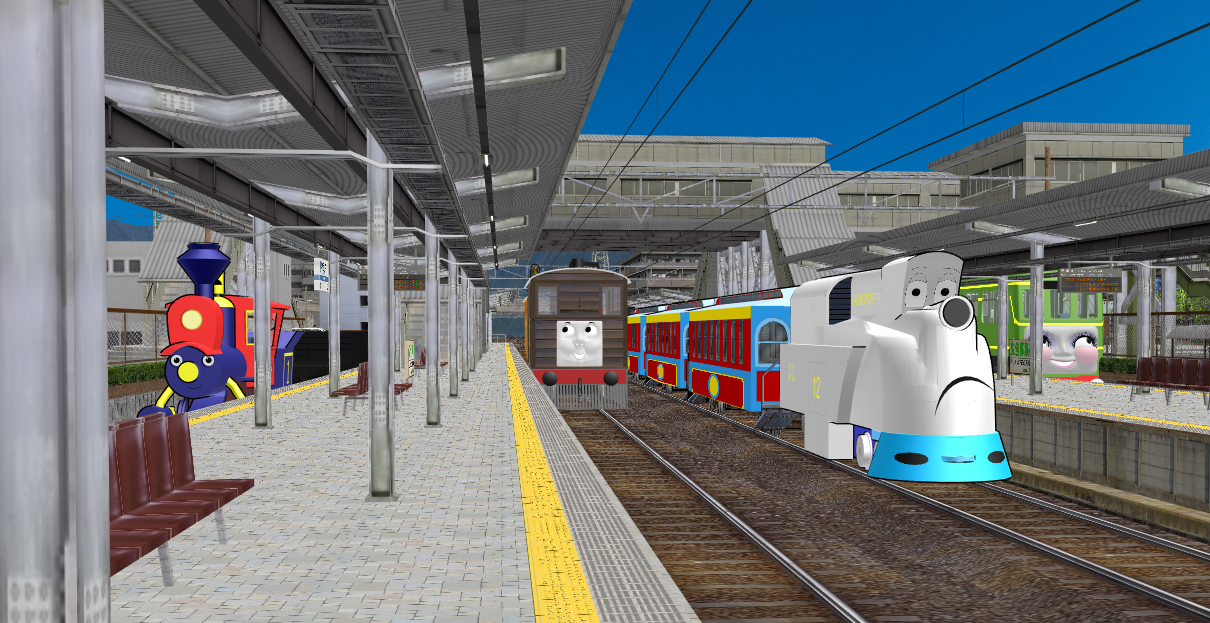 Nice Train Mmd MMD: An Average Day at the Station. by NickBurbank579 on DeviantArt