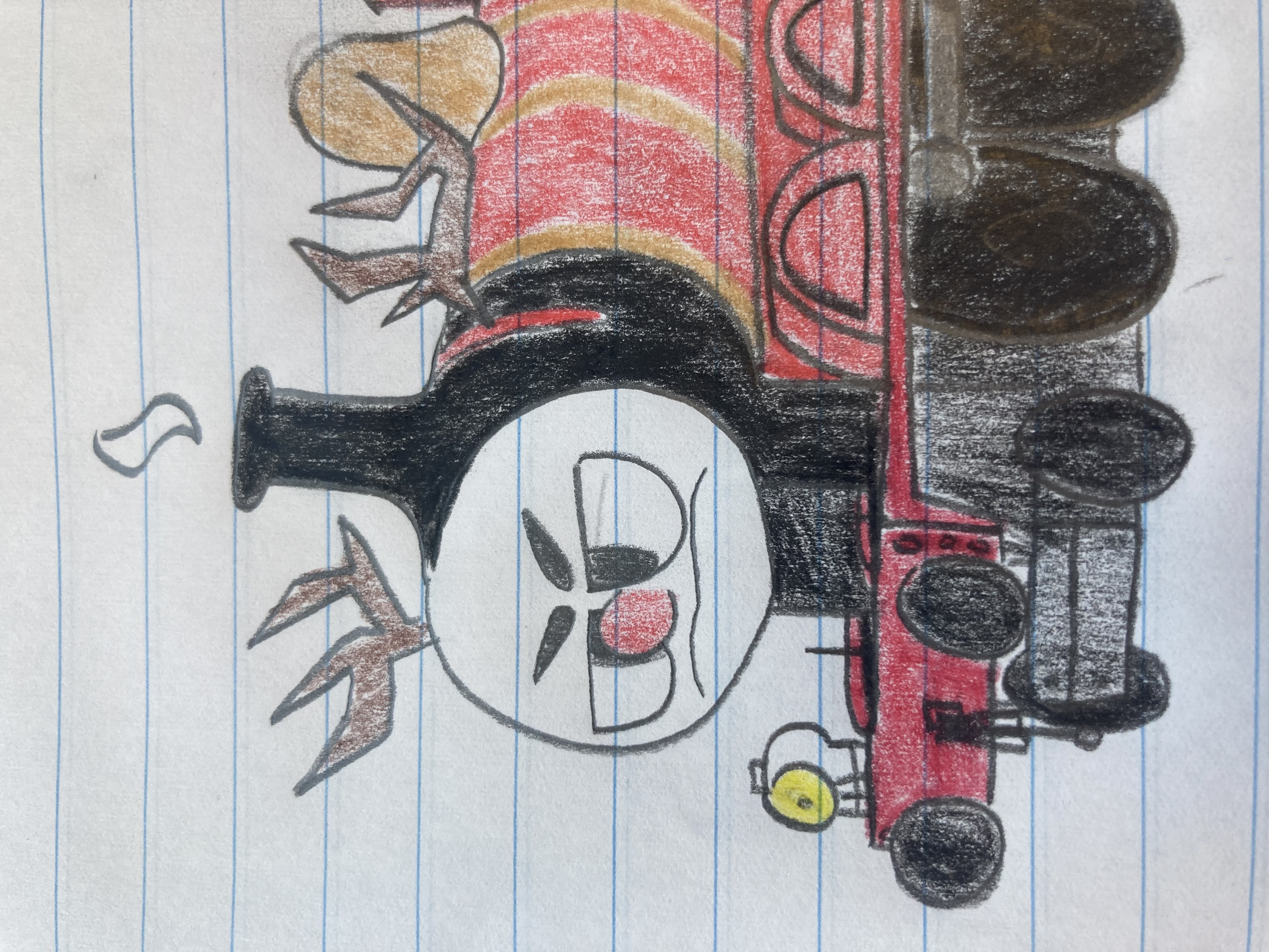 James the Red Engine by DannieBenane on DeviantArt