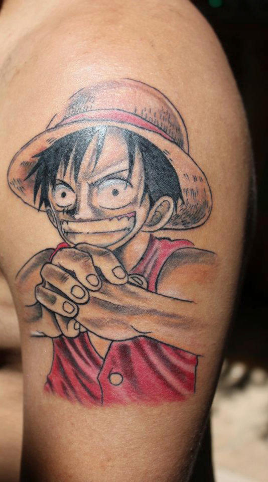 One Piece Luffy  One piece luffy, One piece tattoos, Monkey d luffy