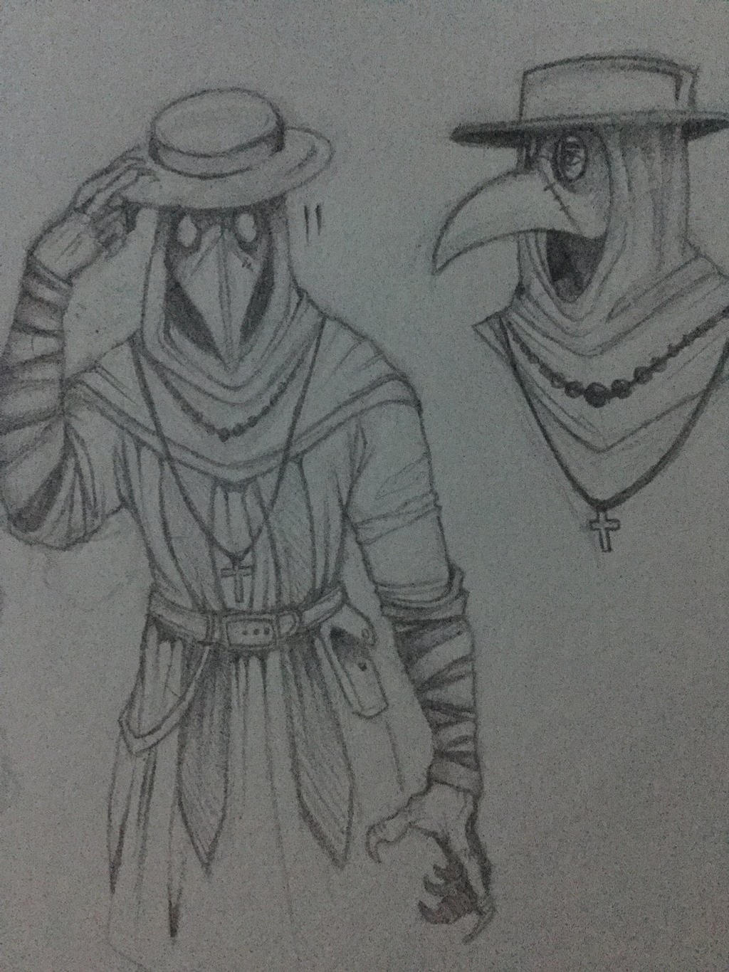 Plague Doctor - sketches