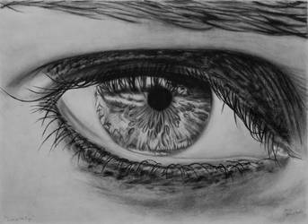 Lost in The Eye Drawing