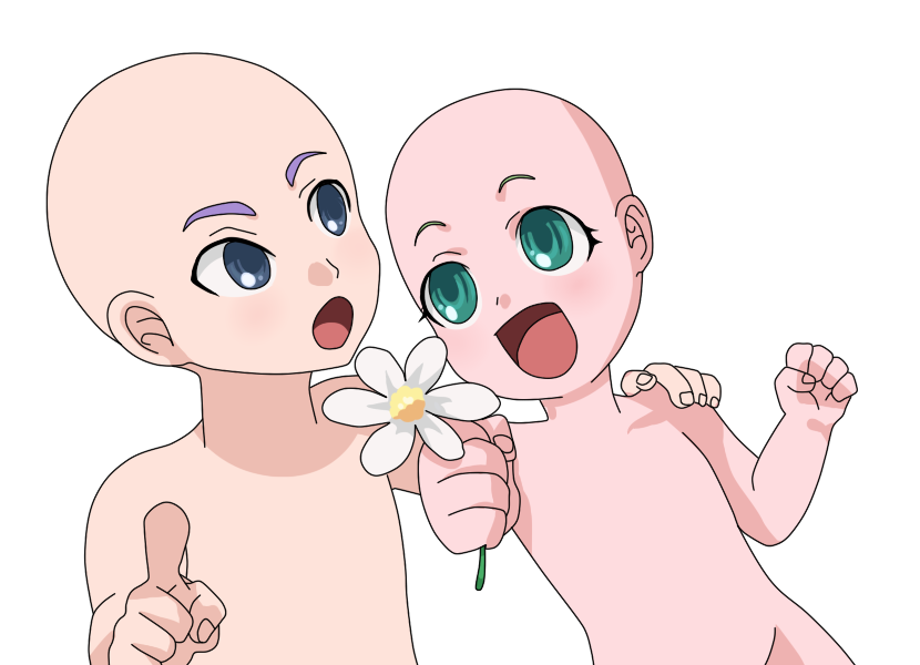 Group Base 001 by belleANDcrow on DeviantArt