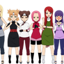 Naruto Girls (Shippuden) - Export Set 1