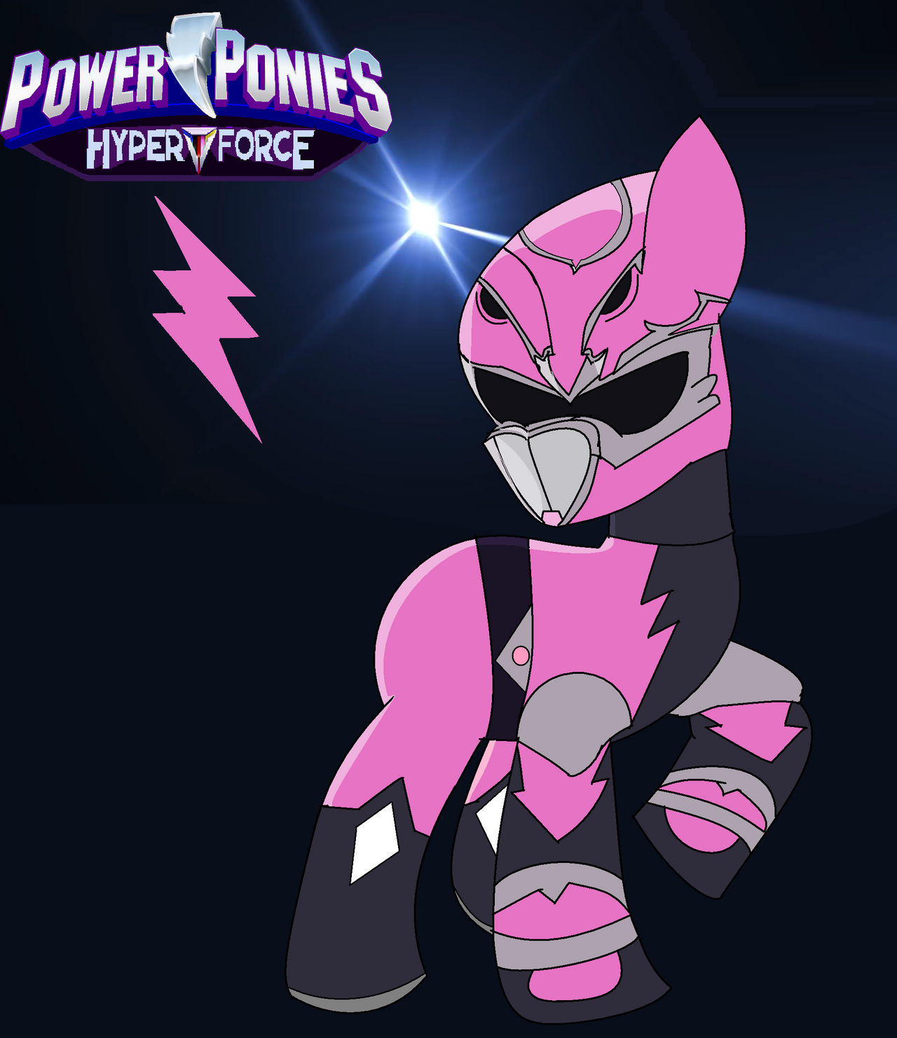 Power Ponies Hyperforce pink by cam-and-sister-paint on DeviantArt