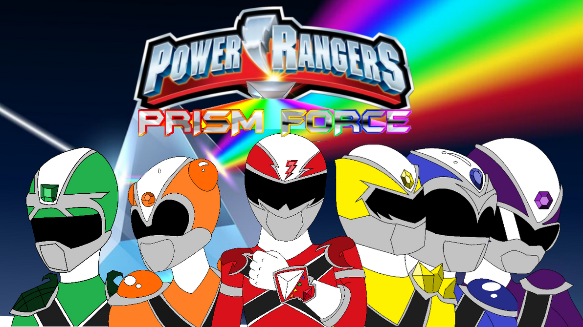 Prism Force Power Rangers poster v1 by cam-and-sister-paint on DeviantArt