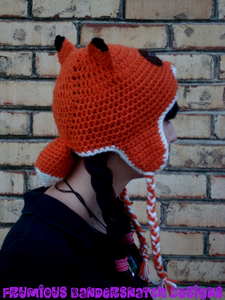 Crochet Fox Hat View 2