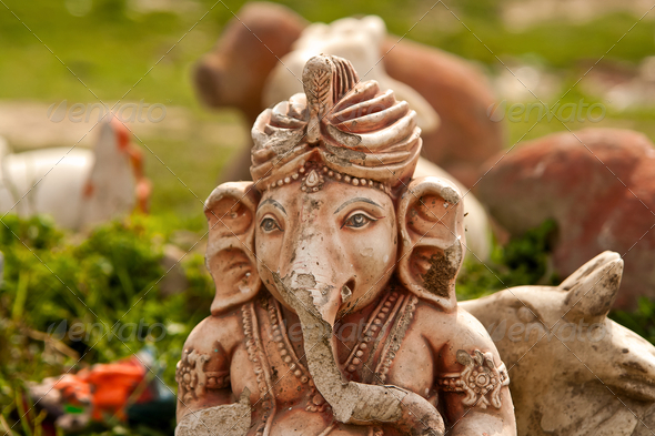 Antique Ganesha statue