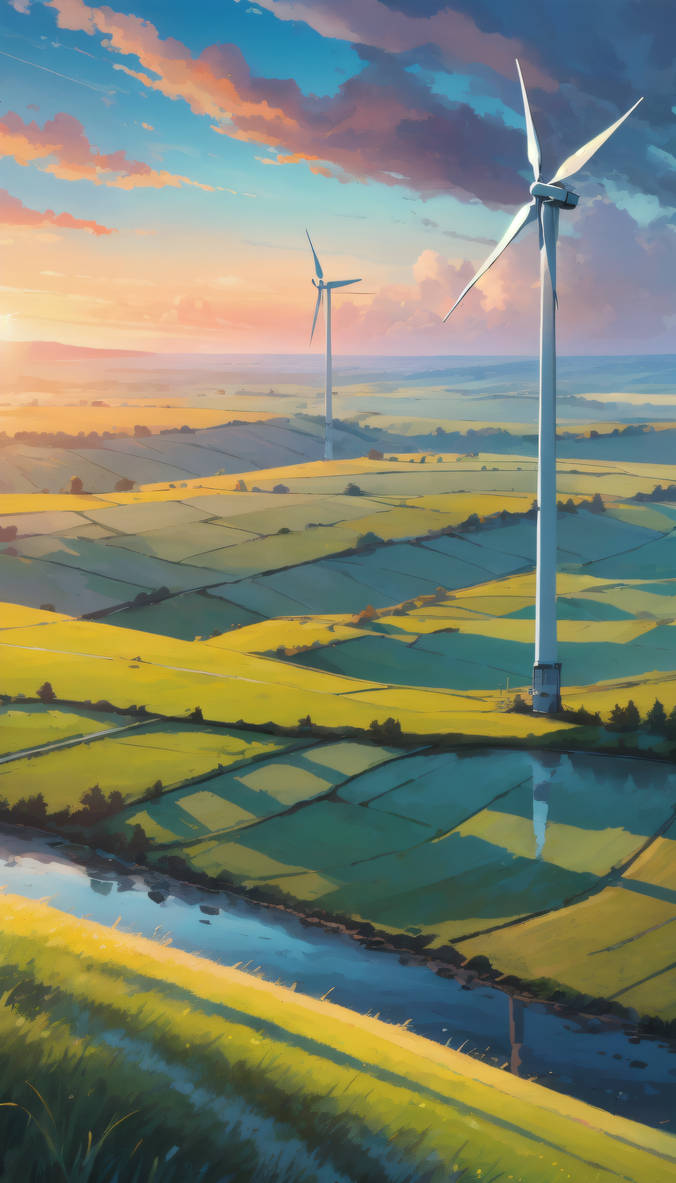 Wind Turbines by amperevolt on DeviantArt