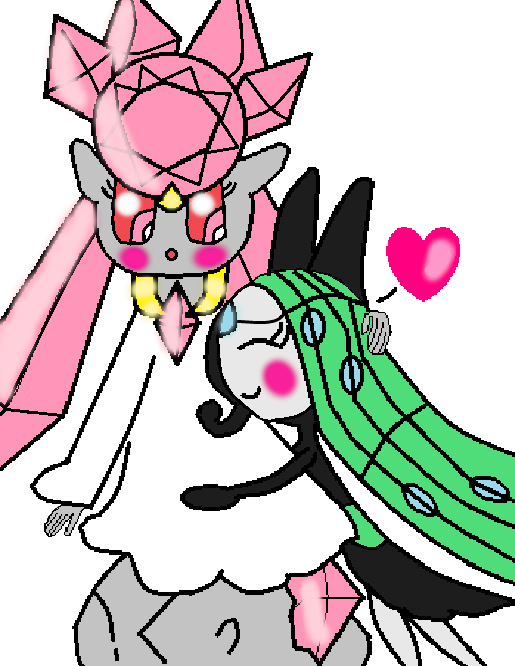 Requests #75 - Fusemon: Mega Diancie + Mega Gardevoir + Milotic + Meloetta  