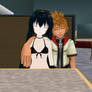 Black Rock Shooter and Roxas