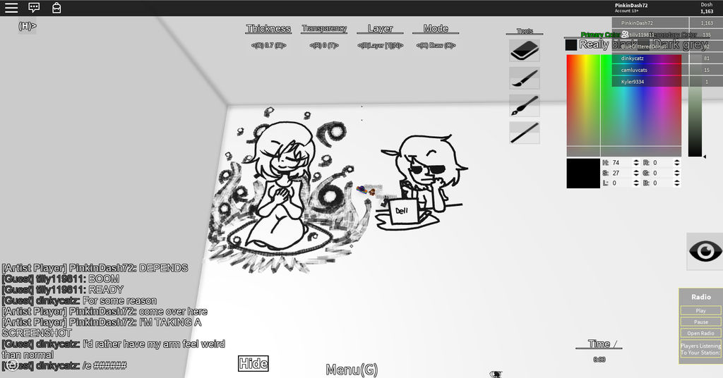 Drawing On Roblox 45 By Pinkindash77 On Deviantart