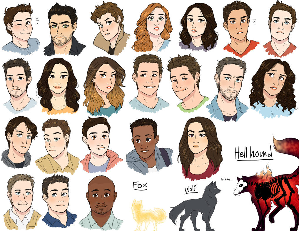 sikkert genopfyldning sammensværgelse Teen Wolf Characters by VennyRedMoon on DeviantArt