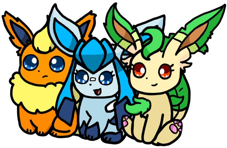 Pokemon Eeveelutions by flameRCart on DeviantArt