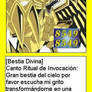 Yugioh. Canto de invocacion del Dragon Alado de Ra