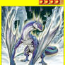 Yu-Gi-Oh. Carta del dragon de la tormenta de nieve
