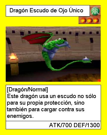 Yu-Gi-Oh. El Dragon Escudo de Ojo Unico
