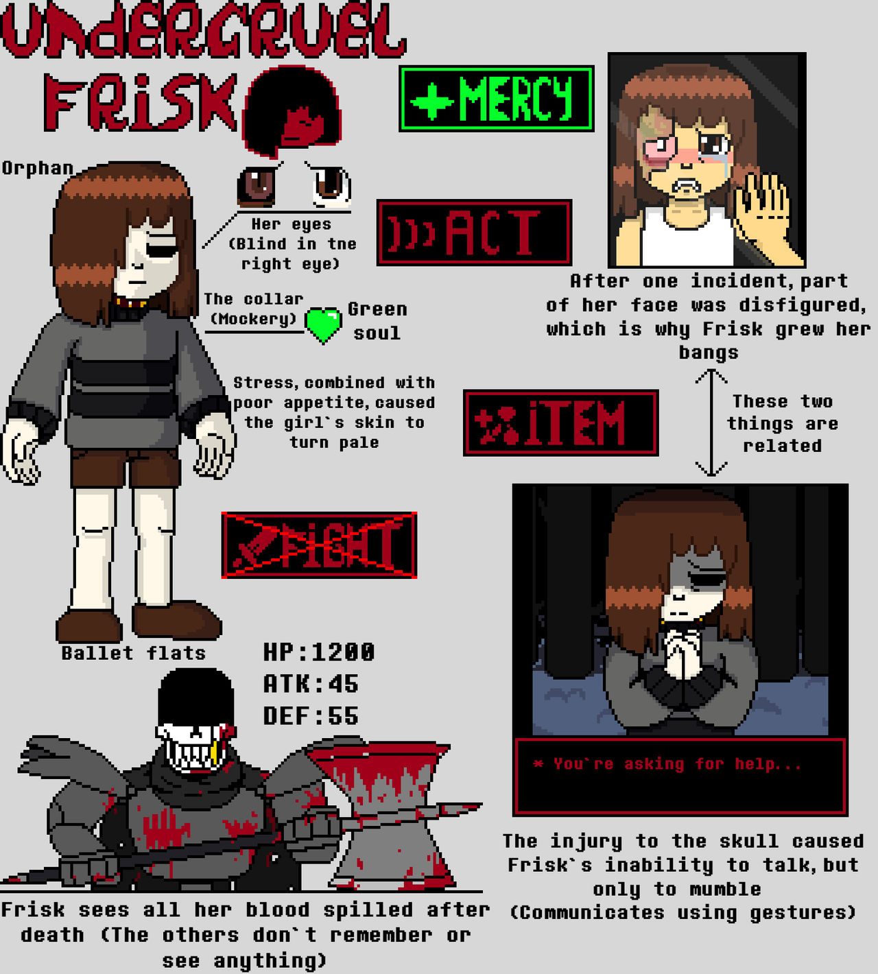 Frisk Reference Drawing Undercruel Frisk reference by BF18 on DeviantArt