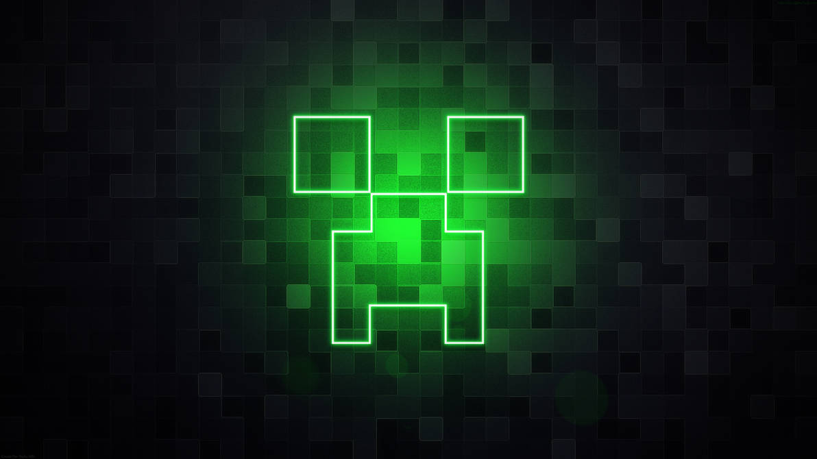Minecraft 标志 壁纸 Creeper Minecraft LOGO模板| PosterMyWall