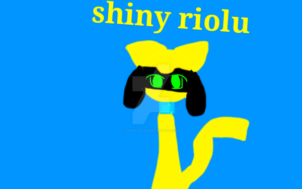 Shiny riolu by Puppycat202 on DeviantArt