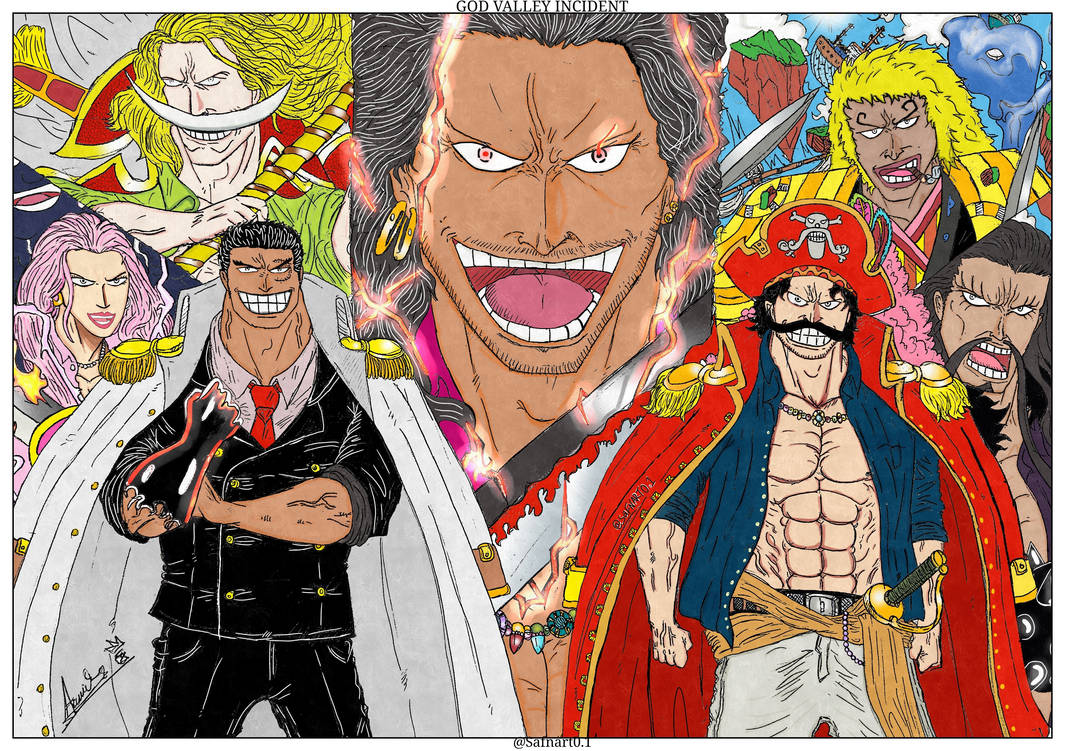 ONE PIECE (ワンピース) Spoilers on X: #ONEPIECE1096 CHARACTERS APPEAR IN GOD  VALLEY  / X