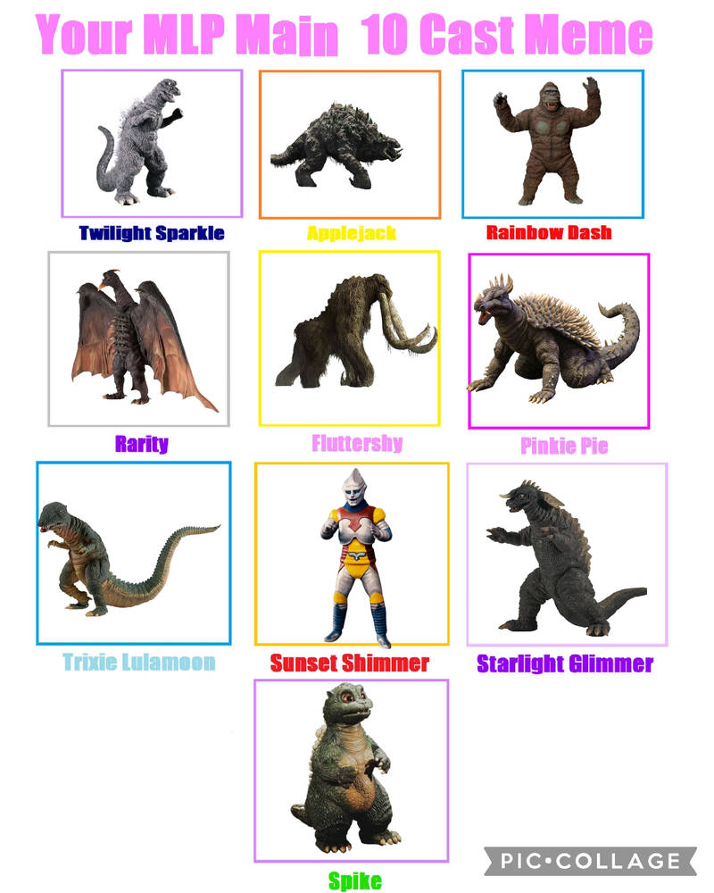 My Godzilla Main 10 Cast by DanielUnicomb on DeviantArt