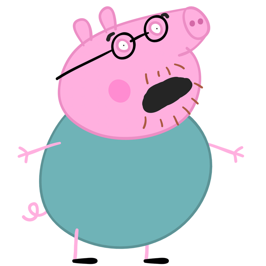 Exploding Daddy Pig Daddy Pig's Shocked Face by DanielUnicomb on DeviantArt