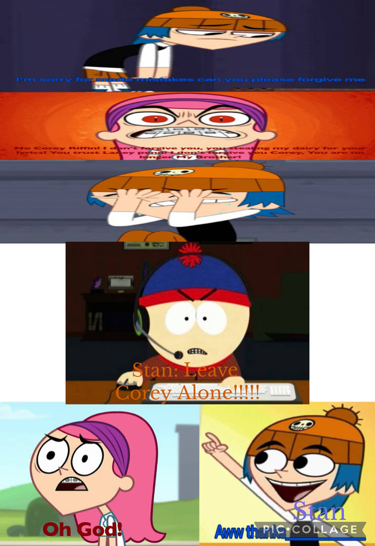 Stan Saves Corey Riffin from Trina Riffin by DanielUnicomb on DeviantArt