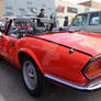 Vintage Triumph Spitfire 1500, red car