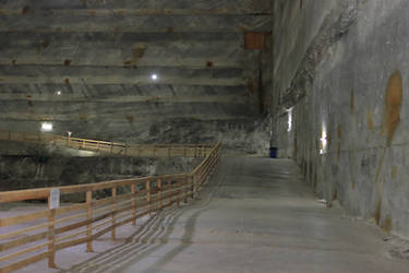 Inside Salt mine in Romania, Slanic Prahova