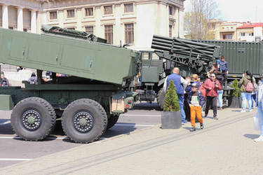 Exhibition of military equipment, Ploiesti,Romania