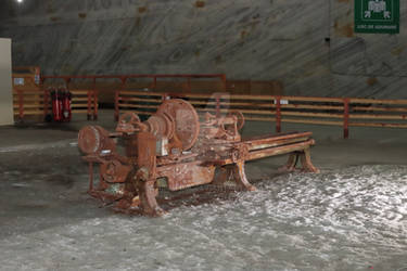 Salina slanic prahova, old salt mining equipment