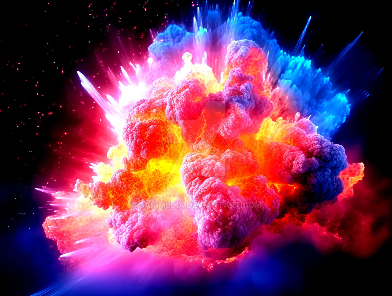 futuristic modern of Explosions nebula in galaxy 2 by GabiMedia on ...