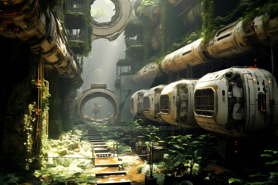 Abandoned Space Station no.2 by GabiMedia on DeviantArt