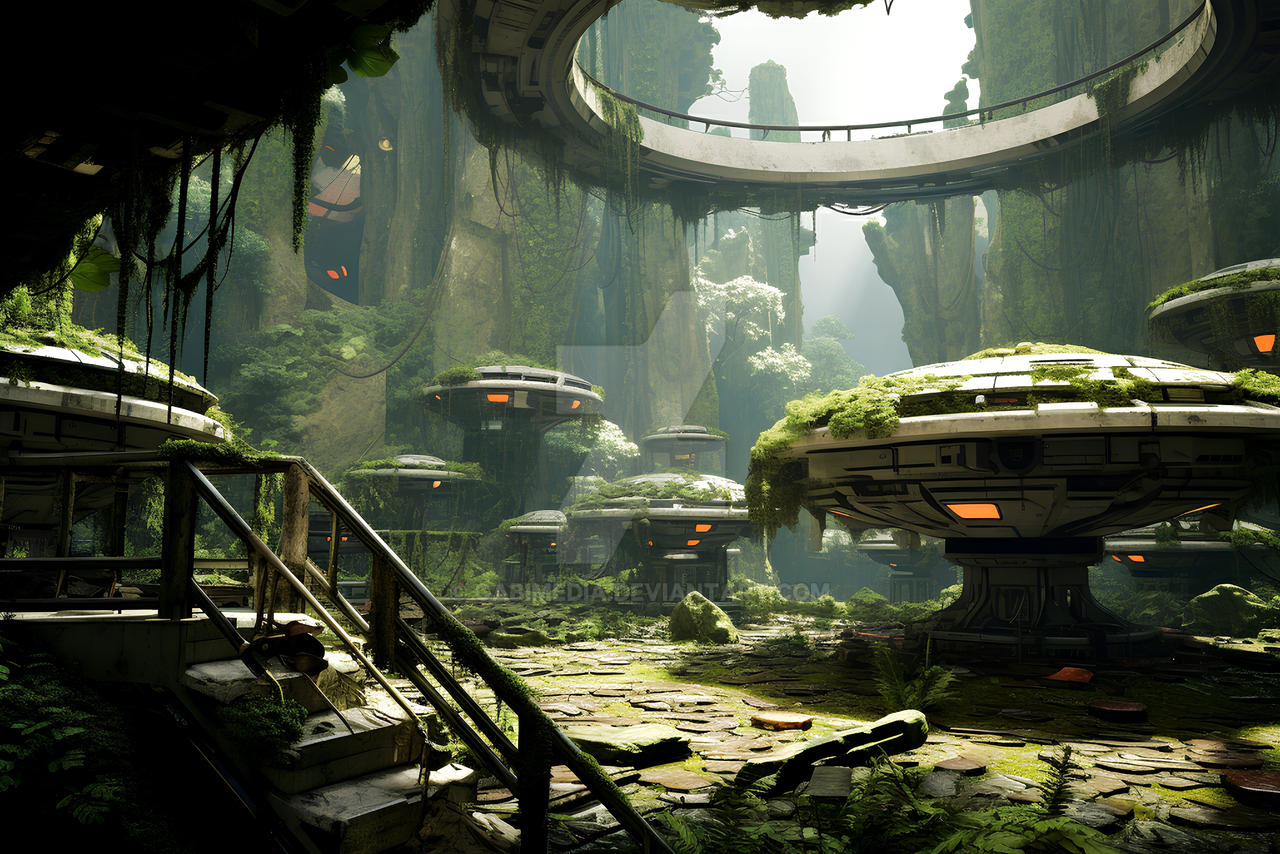 Abandoned Space Station no.5 by GabiMedia on DeviantArt