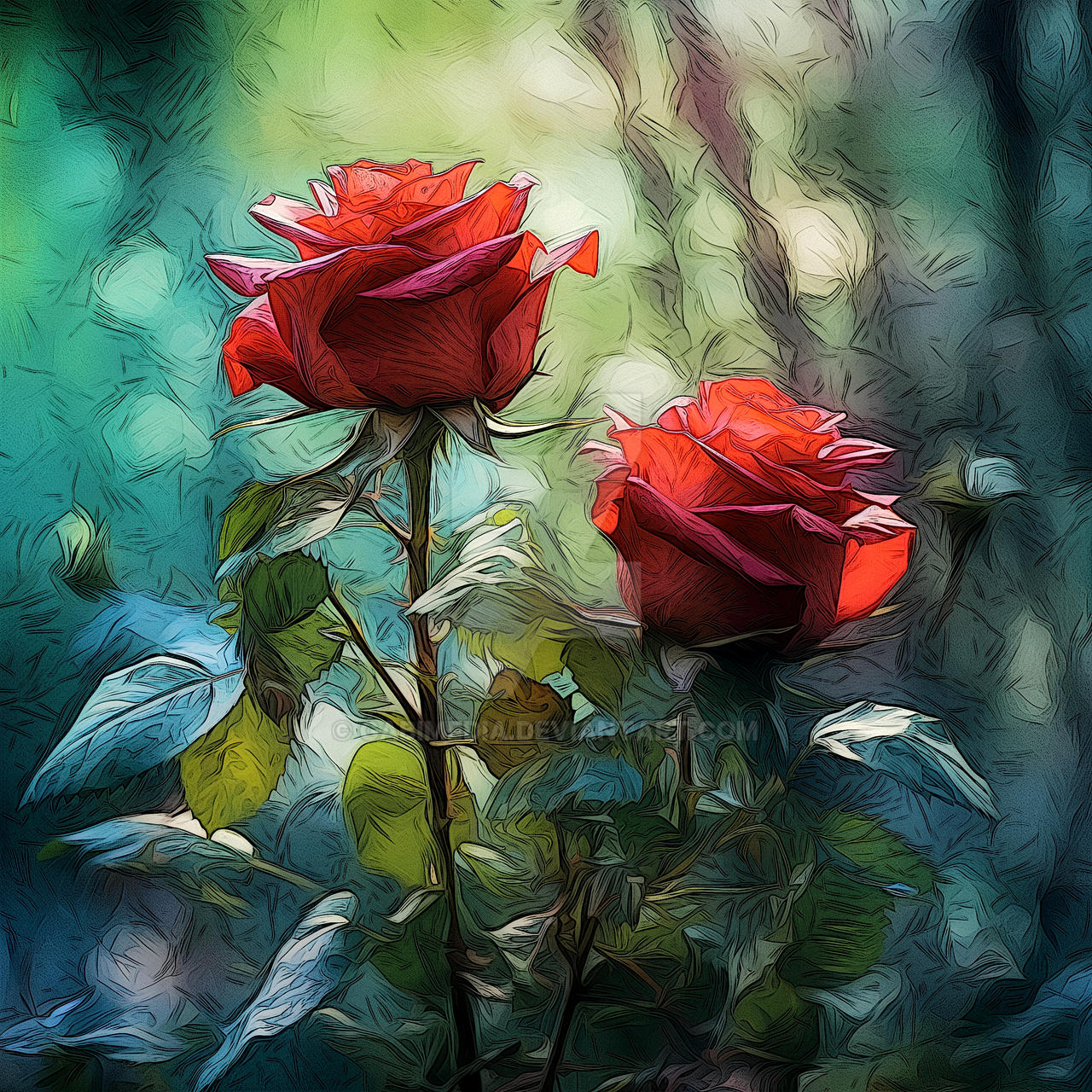 Red roses 2 by GabiMedia on DeviantArt