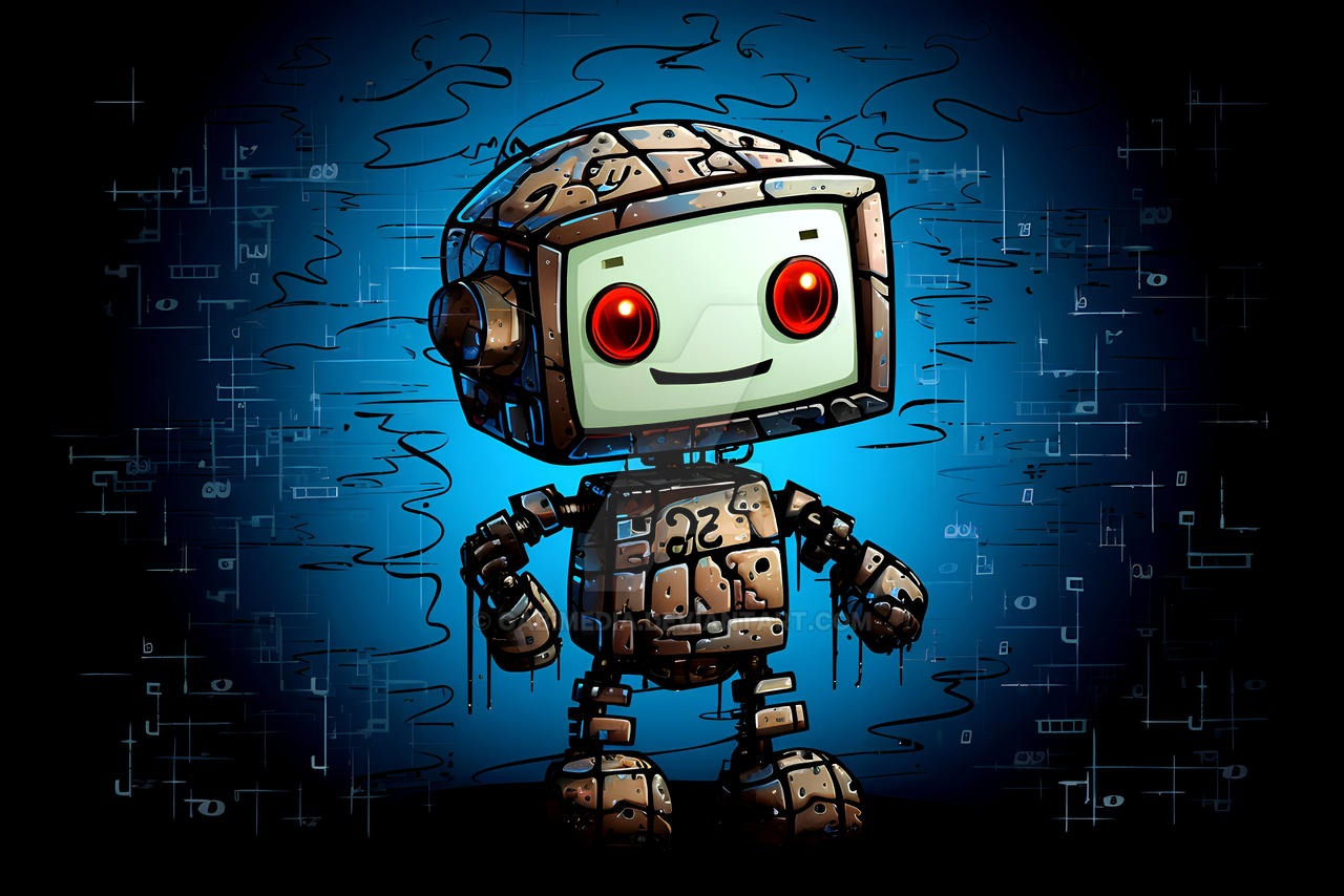 Cute Drawings Coding cute friendly robot, coding 2 by GabiMedia on DeviantArt