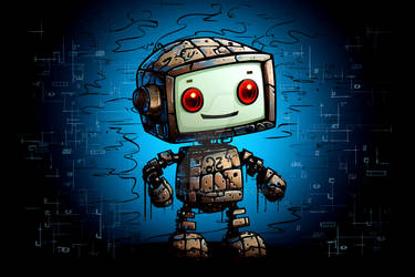 Robot Sticker by AISmart on DeviantArt