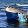 old fishing boat on the black sea